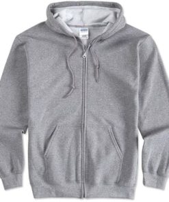 zip hoodie gildan feature