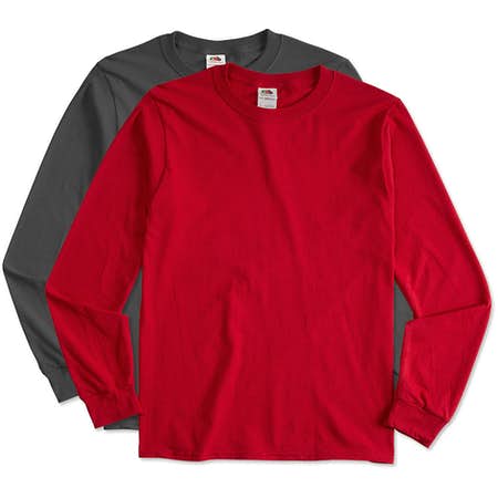 Fruit of the Loom Heavy Cotton Long Sleeve T-Shirt (4930R) featured