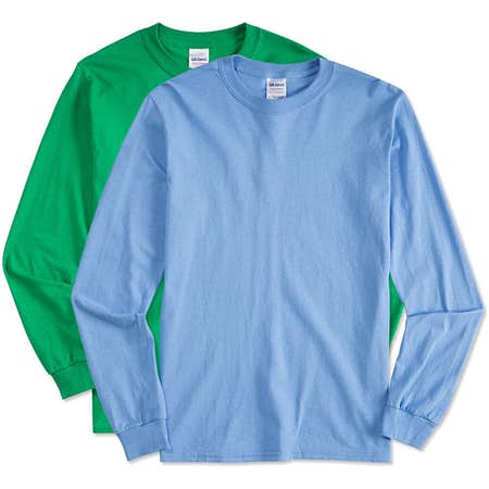 Gildan 100% Cotton Long Sleeve T‑shirt feature
