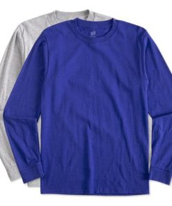 Hanes Tagless Long Sleeve T-Shirt Feature