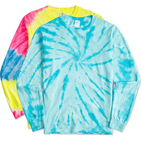 Port & Company Tie‑Dye Long Sleeve T‑shirt featured